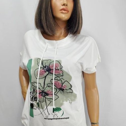 Футболка LIDA (52-62) 0485 white (лето) LIDA 0485 white