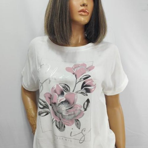 Футболка LIDA (52-62) 2805-5 white (лето) LIDA 2805-5 white