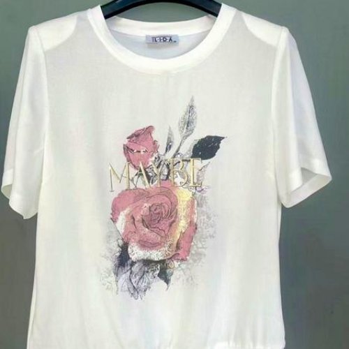 Футболка LIDA (52-62) 2455 white (лето) LIDA 2455 white