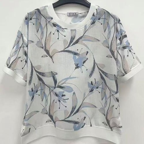 Футболка LIDA (52-62) 0410-1 l.grey (лето) LIDA 0410-1 l.grey