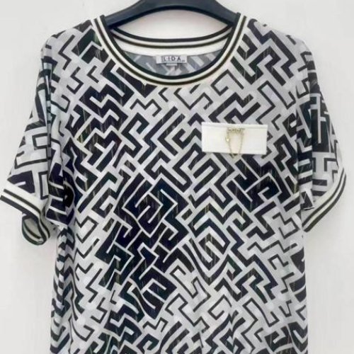 Футболка LIDA (52-62) 5028 l.grey-black (лето) LIDA 5028 l.grey-black