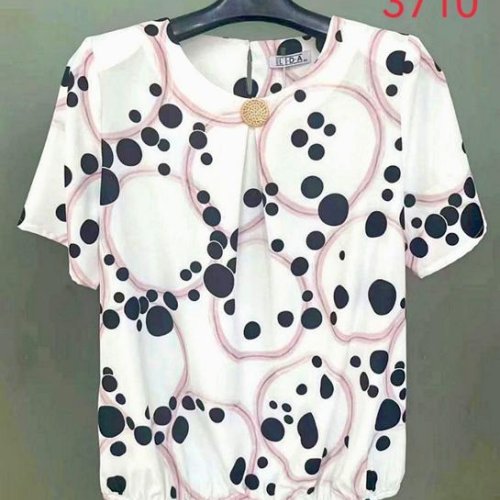 Блузка LIDA (52-62) 7868 white-blue (лето) LIDA 7868 white-blue