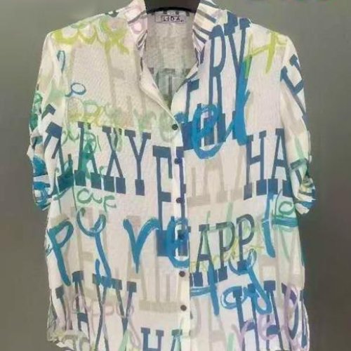 Футболка LIDA (52-62) 2406 white-l.blue (лето) LIDA 2406 white-l.blue