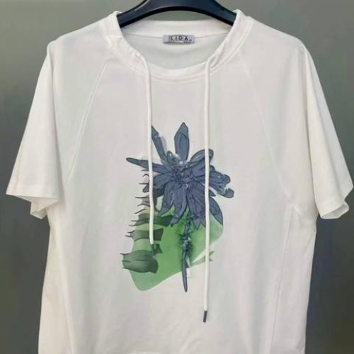 Футболка LIDA (52-62) 0498 white (лето) LIDA 0498 white