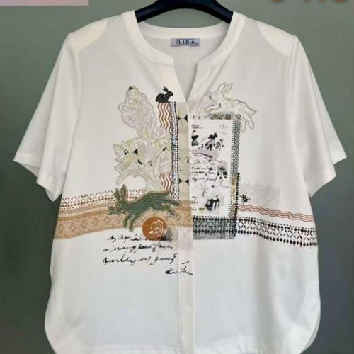 Рубашка LIDA (52-62) 5002 white (лето) LIDA 5002 white