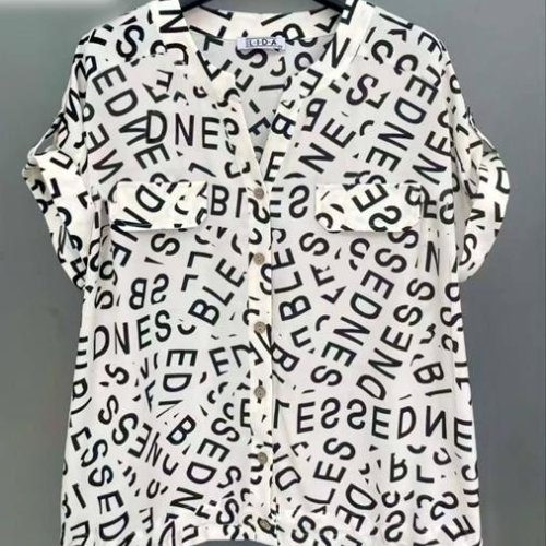 Рубашка LIDA (52-62) 3480-1 white (лето) LIDA 3480-1 white