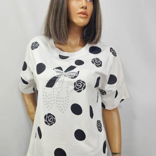 Футболка LIDA (52-62) 6415 white (лето) LIDA 6415 white