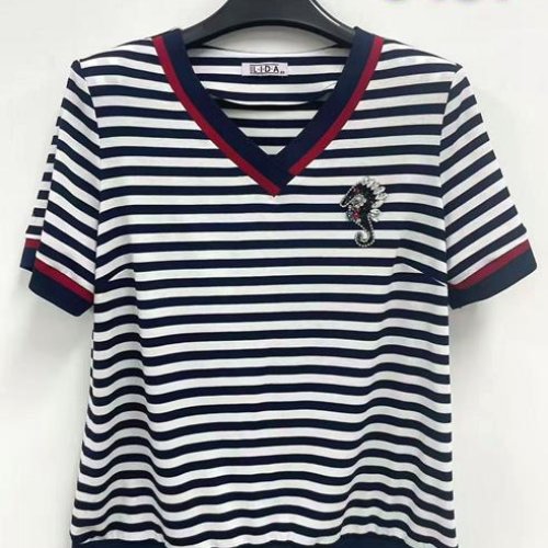 Футболка LIDA (52-62) 3481 black-white (лето) LIDA 3481 black-white