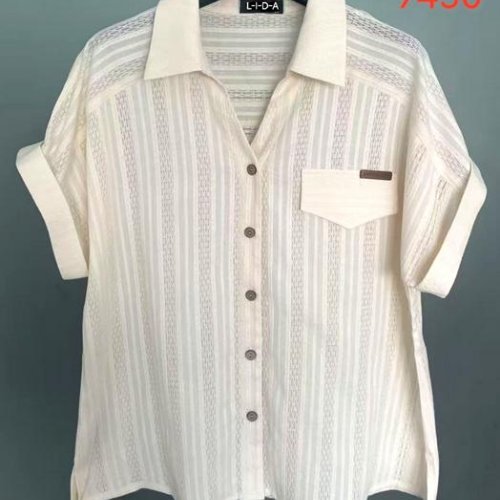Рубашка LIDA (52-62) 9450 beige (лето) LIDA 9450 beige