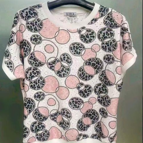 Футболка LIDA (52-62) 2706-2 white-pink (лето) LIDA 2706-2 white-pink