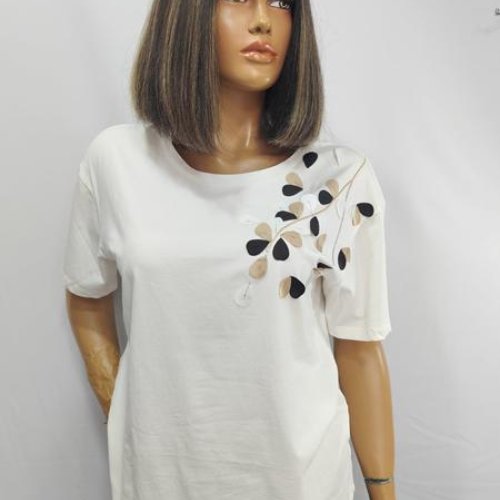 Футболка LIDA (52-62) 3436 white (лето) LIDA 3436 white