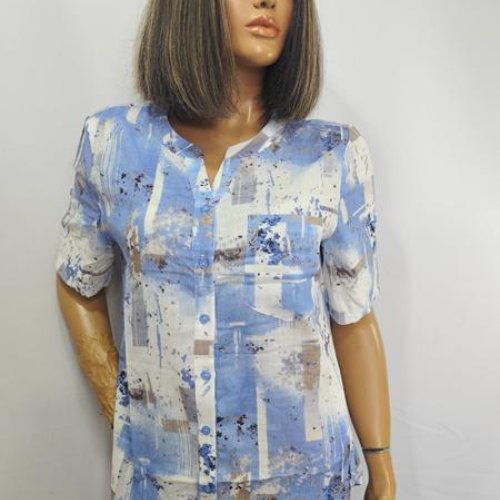 Рубашка LIDA (52-62) 2493-2 blue (лето) LIDA 2493-2 blue