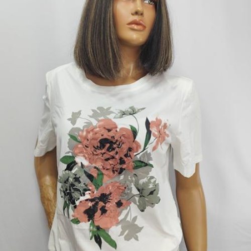 Футболка LIDA (52-62) 9451 white-pink (лето) LIDA 9451 white-pink