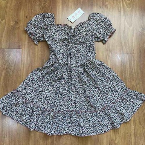 Платье RSV (134-158) 302 black-l.blue (лето) RSV 302 black-l.blue