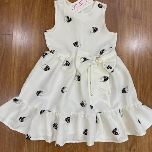 Платье RSV (110-134) 149 white-black (лето) RSV 149 white-black