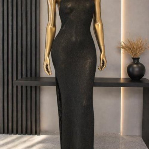 Платье Sun&Sea (one size) 1-216 black (лето) Sun&Sea 1-216 black