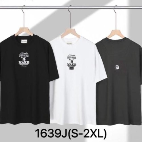Футболка Ale-Ate (S-2XL) 1639J black (лето) Ale-Ate 1639J black