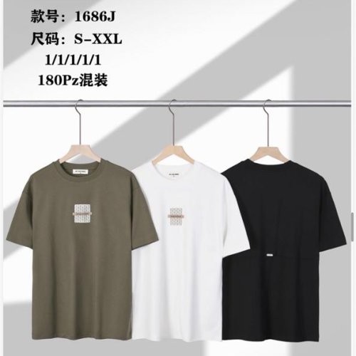 Футболка Ale-Ate (S-2XL) 1686J black (лето) Ale-Ate 1686J black