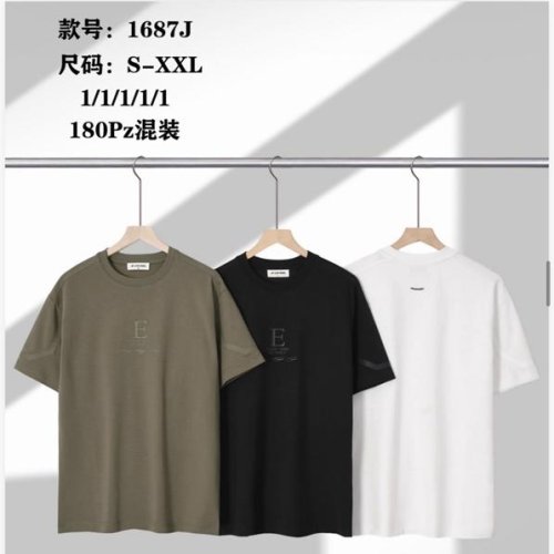 Футболка Ale-Ate (S-2XL) 1687J black (лето) Ale-Ate 1687J black