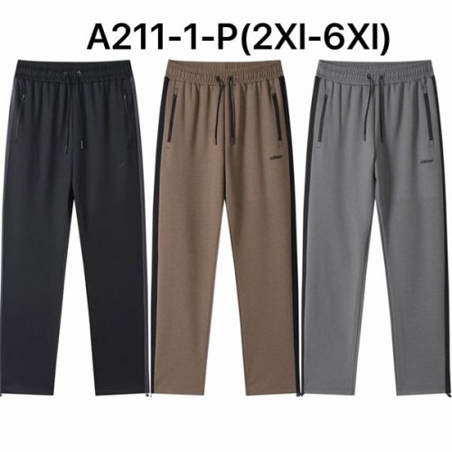 Штаны спорт Ale-Ate (2XL-6XL) A211-1P grey (деми) Ale-Ate A211-1P grey