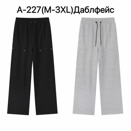 Штаны спорт Ale-Ate (M-3XL) A227 black (деми) Ale-Ate A227 black