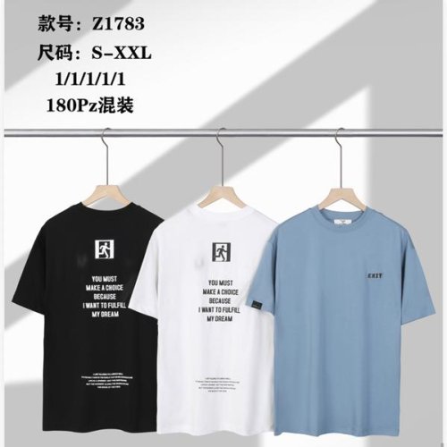 Футболка Ale-Ate (S-2XL) Z1783 black (лето) Ale-Ate Z1783 black