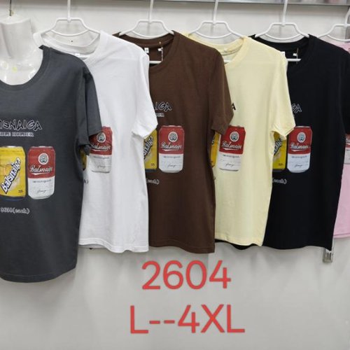 Футболка Xie (L-4XL) 2604 brown (лето) Xie 2604 brown
