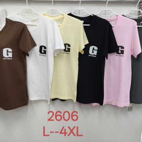 Футболка Xie (L-4XL) 2606 brown (лето) Xie 2606 brown