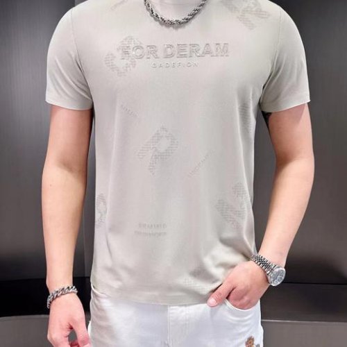 Футболка F.T.H (L-4XL) F1340 l.grey (лето) F.T.H F1340 l.grey