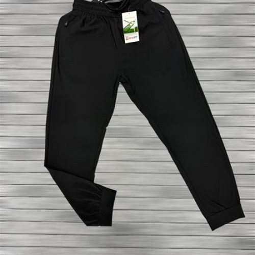 Штаны спорт F.T.H (L-4XL) F1324 black (деми) F.T.H F1324 black
