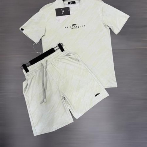 Костюм F.T.H (M-3XL) F1335 white-yellow (лето) F.T.H F1335 white-yellow