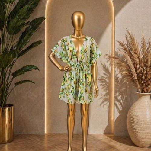 Халат Sun&Sea (120-160) A8022 l.grey (лето) Sun&Sea A8022 l.grey