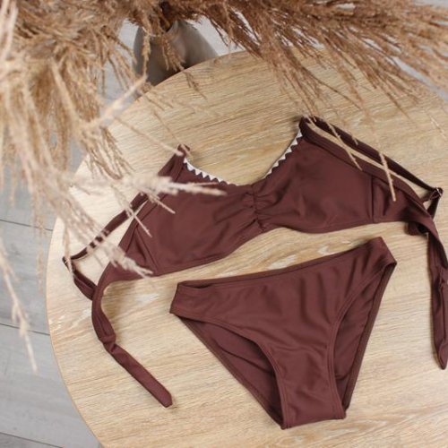 Купальник Sun&Sea (8-14) BH888 brown (лето) Sun&Sea BH888 brown