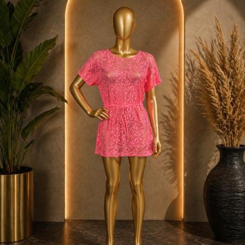 Платье Sun&Sea (S-L) M897 pink (лето) Sun&Sea M897 pink