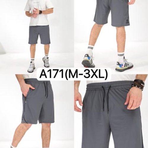 Шорты LiOpt (M-3XL) A171 grey (лето) LiOpt A171 grey