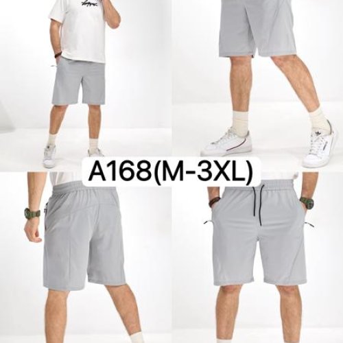 Шорты LiOpt (M-3XL) A168 l.grey (лето) LiOpt A168 l.grey