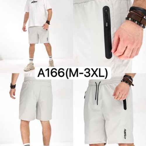 Шорты LiOpt (M-3XL) A166 l.grey (лето) LiOpt A166 l.grey