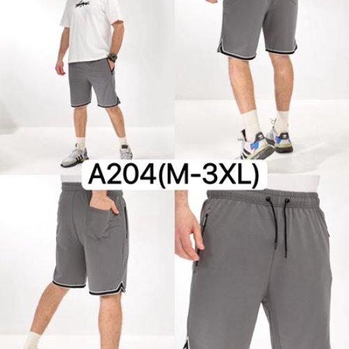 Шорты LiOpt (M-3XL) A204 grey (лето) LiOpt A204 grey