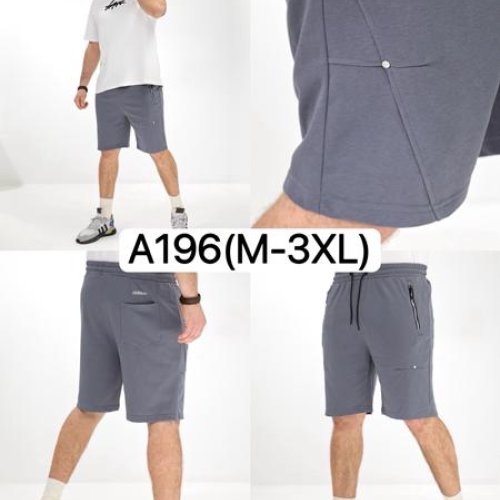 Шорты LiOpt (M-3XL) A196 grey (лето) LiOpt A196 grey