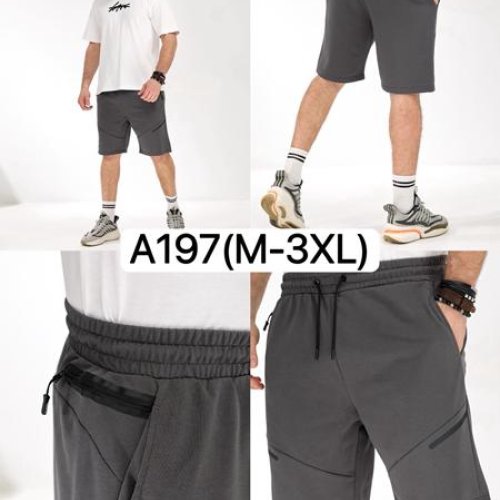 Шорты LiOpt (M-3XL) A197 d.grey (лето) LiOpt A197 d.grey
