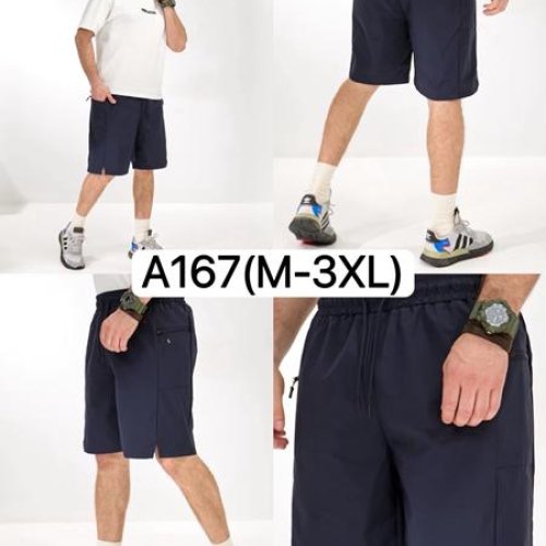Шорты LiOpt (M-3XL) A167 navy (лето) LiOpt A167 navy