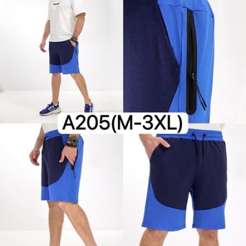 Шорты LiOpt (M-3XL) A205 blue (лето) LiOpt A205 blue
