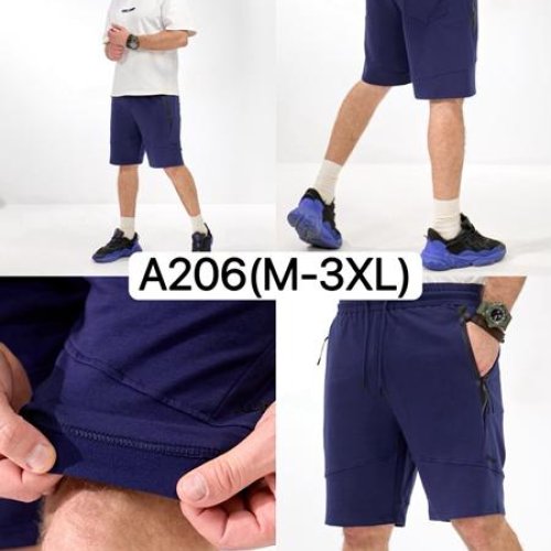 Шорты LiOpt (M-3XL) A206 navy (лето) LiOpt A206 navy