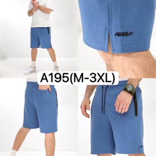 Шорты LiOpt (M-3XL) A195 blue (лето) LiOpt A195 blue