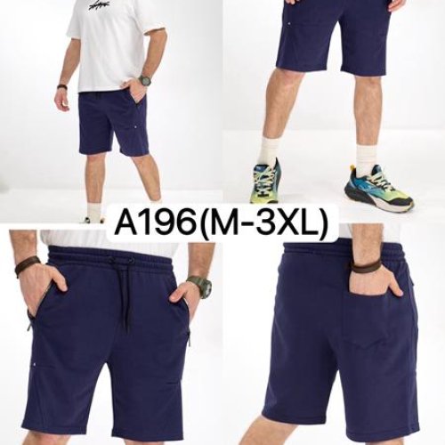 Шорты LiOpt (M-3XL) A196 navy (лето) LiOpt A196 navy
