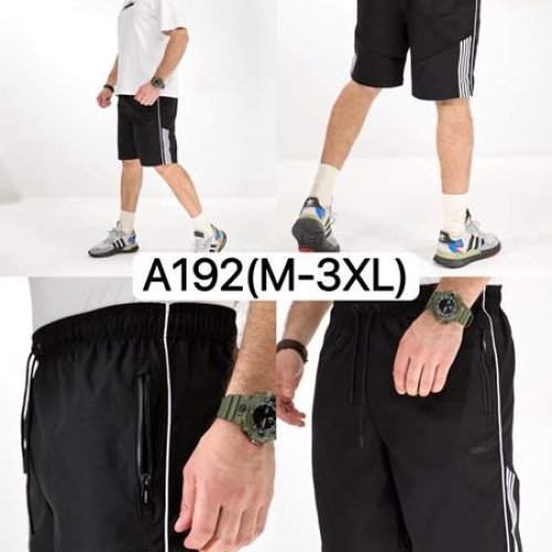 Шорты LiOpt (M-3XL) A192 black (лето) LiOpt A192 black