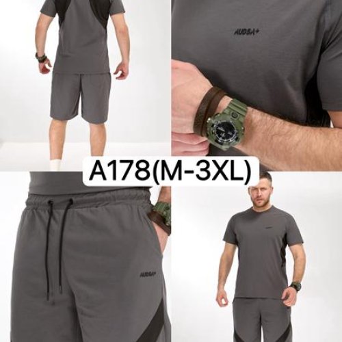 Костюм LiOpt (M-3XL) A178 d.grey (лето) LiOpt A178 d.grey