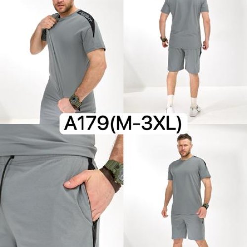 Костюм LiOpt (M-3XL) A179 l.grey (лето) LiOpt A179 l.grey