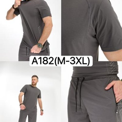 Костюм LiOpt (M-3XL) A182 grey (лето) LiOpt A182 grey