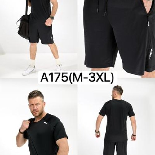 Костюм LiOpt (M-3XL) A175 black (лето) LiOpt A175 black